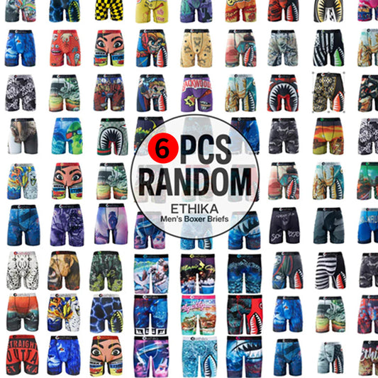 6-Piece Random Mystery Box of ETHIKA Men's Underwear