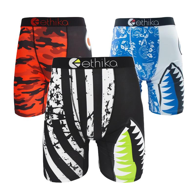 3Pcs Ethika Men's  Boxer Briefs Quick-Dry