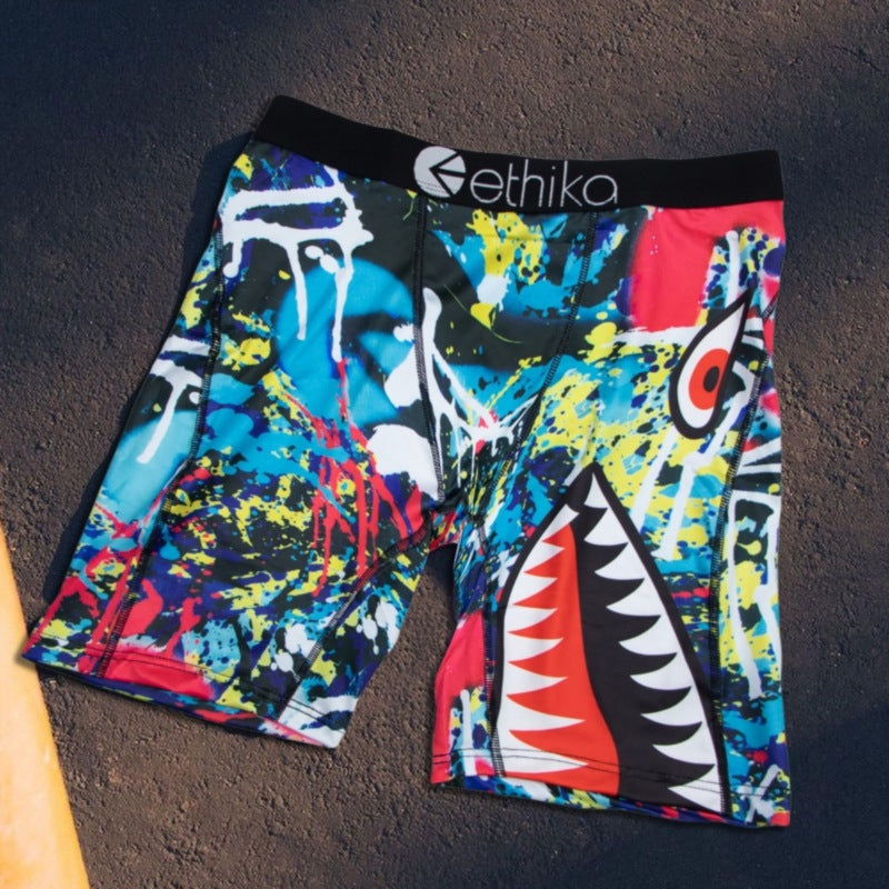 Ethika War Plane Shark Staple Fit Boxer Briefs