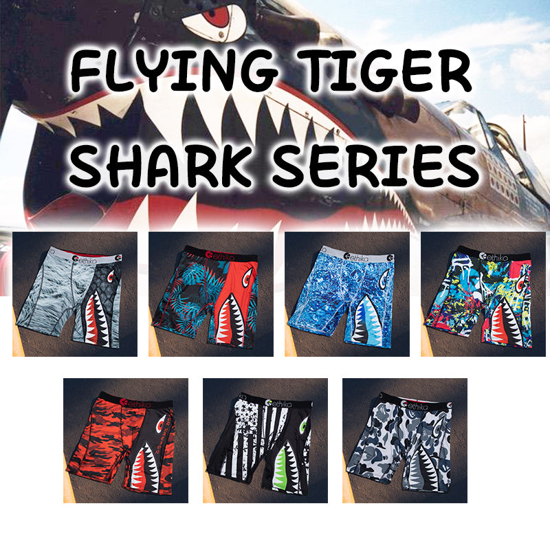 Ethika War Plane Shark Staple Fit Boxer Briefs