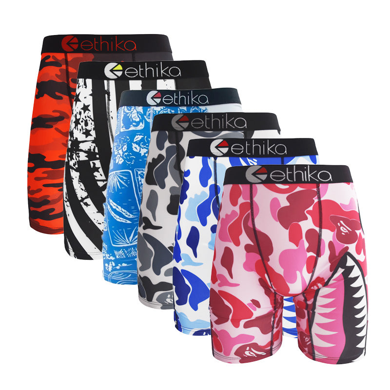 6Pcs/3Pcs ETHIKA Men's Boxer Briefs