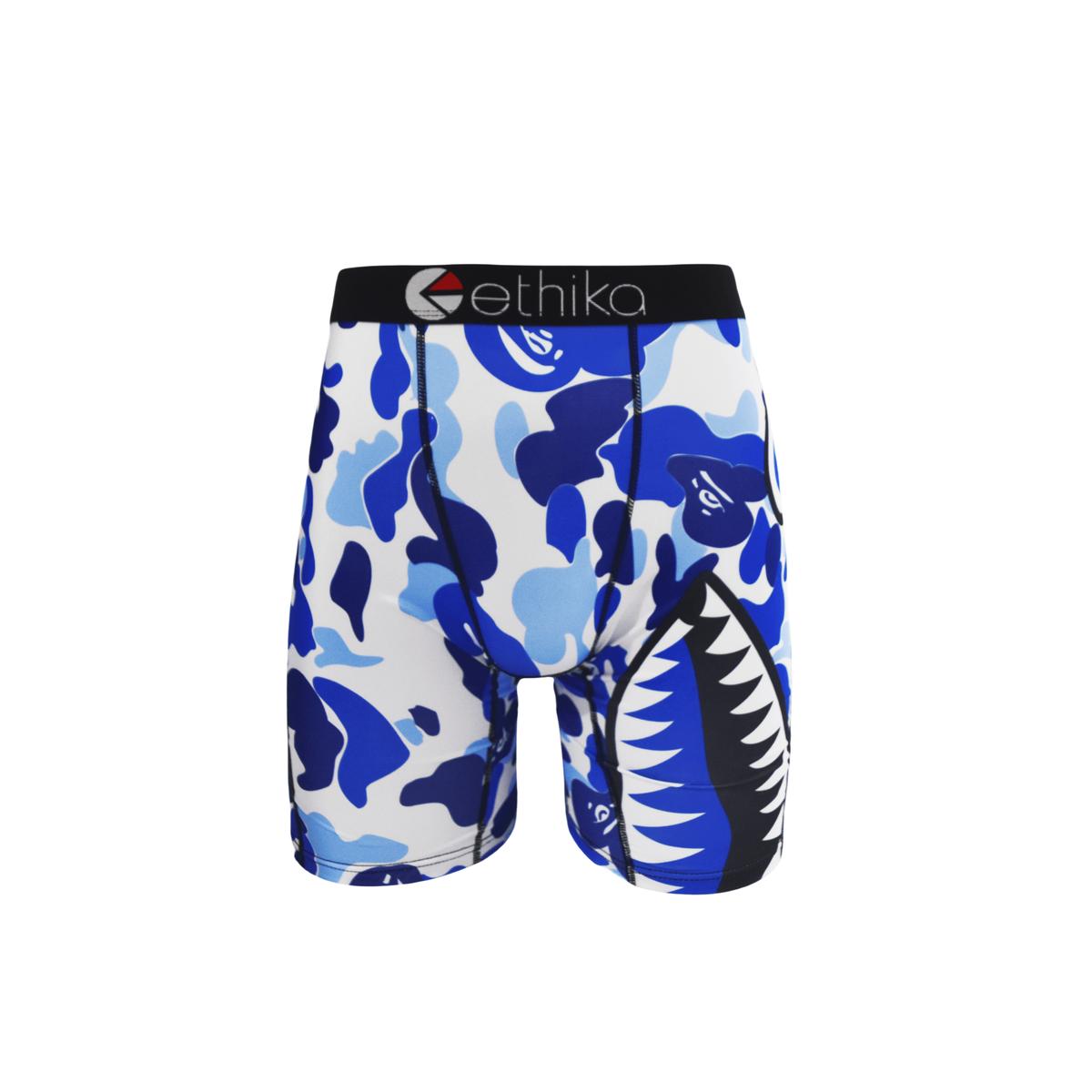 Ethika Men's Boxer Briefs 6Pcs Blind Box Men's Fashion Printed Breathable Outfits Men Shorts Half Tights Full Coverage Underwear Sexy Soft Men's Boxer Designer Bamboo