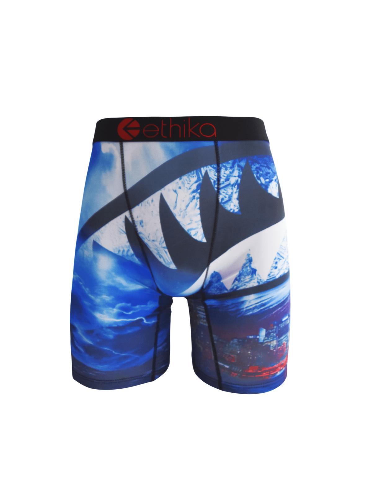 Ethika Men's Boxer Briefs 6Pcs Blind Box Men's Fashion Printed Breathable Outfits Men Shorts Half Tights Full Coverage Underwear Sexy Soft Men's Boxer Designer Bamboo