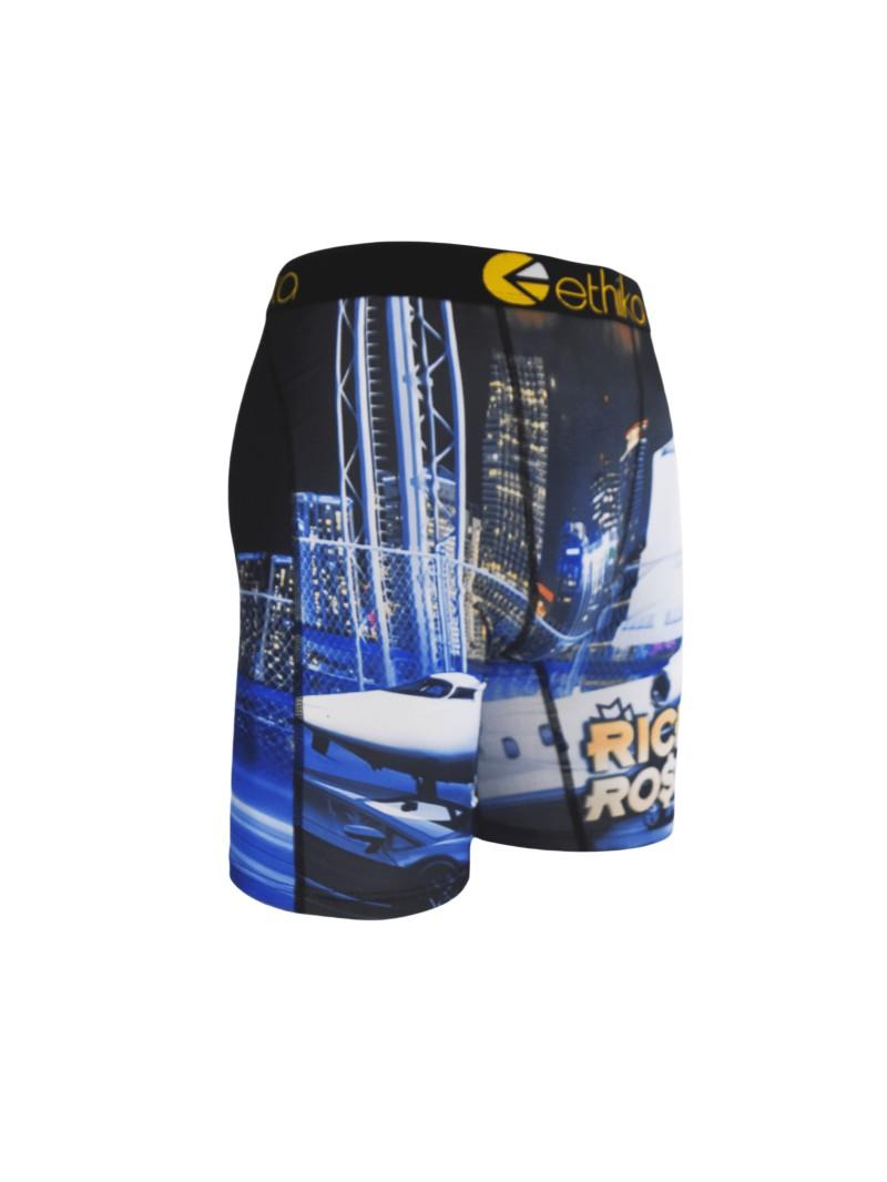 5-pack Ethika Men's Boxer Briefs Blind Box Sexy Print Men's Underwear Boxer Briefs, Breathable Men's Underwear, Plus Size Boxer Shorts S-XXXL, Sportswear and Casual Wear, Holiday Gift, Sweatpants, Cuffed Sweatpants, Suitable for all seasons.