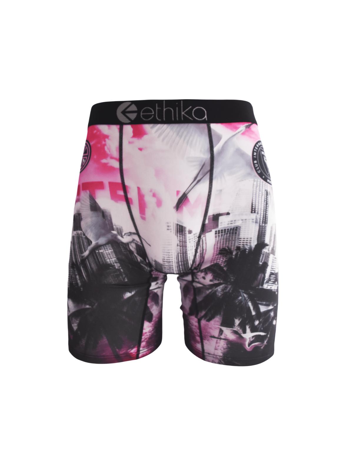 Ethika Men's Boxer Briefs 6Pcs Blind Box Men's Fashion Printed Breathable Outfits Men Shorts Half Tights Full Coverage Underwear Sexy Soft Men's Boxer Designer Bamboo