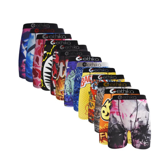 6Pcs Blind Box Ethika Men's Boxer Briefs