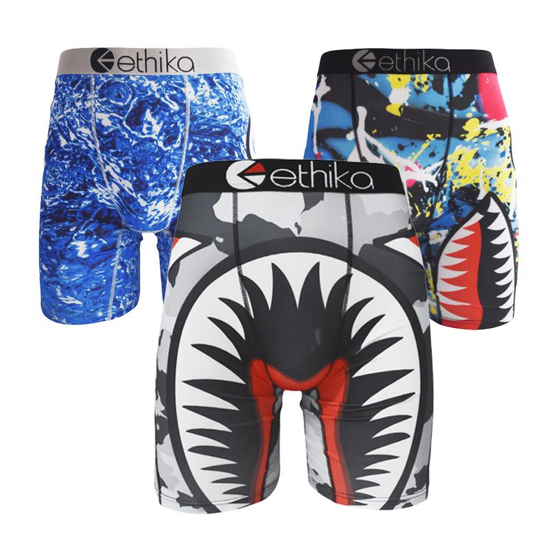 3Pcs Ethika Men's  Boxer Briefs Quick-Dry